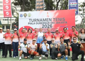 Bangun Soliditas Melalui Olahraga, Kementerian ATR/BPN Berpartisipasi dalam Turnamen Tenis Piala Gubernur DKI Jakarta 2026