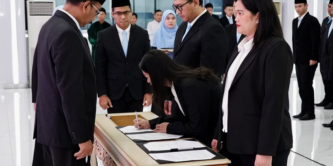 Lantik 1.361 Pejabat ATR/BPN, Sekjen: Amanah Baru untuk Jadi Motor Penggerak Perubahan