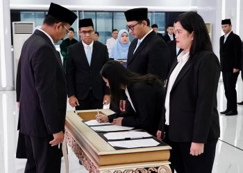 Lantik 1.361 Pejabat ATR/BPN, Sekjen: Amanah Baru untuk Jadi Motor Penggerak Perubahan