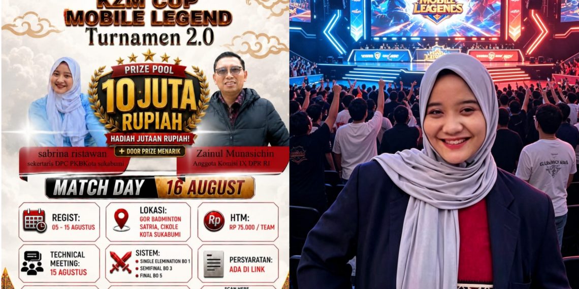 Bukan Sekadar Main Game, KZM Cup 2.0 Dorong Generasi Muda Sukabumi Berani Berprestasi Lewat Esports