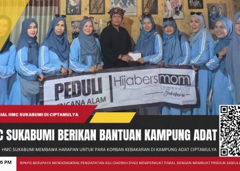 HMC Sukabumi Bawa Harapan untuk Korban Kebakaran Kampung Adat Ciptamulya