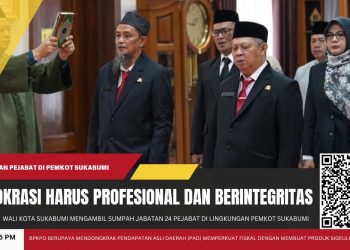 Ayep Zaki Lantik 24 Pejabat, Tegaskan Birokrasi Sukabumi Harus Profesional dan Berintegritas