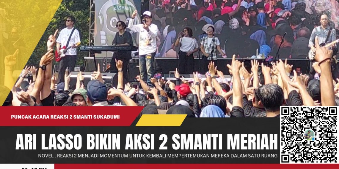 Ari Lasso Bikin Reuni Akbar Smanti Sukabumi Bergemuruh, Nostalgia Dewa 19 Pecahkan Suasana