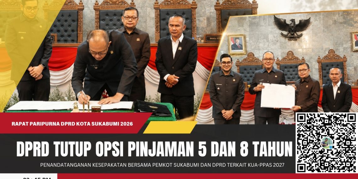DPRD Sukabumi Tutup Opsi Pinjaman 5 dan 8 Tahun, Tenor 3 Tahun Masih Dikaji