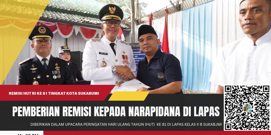 Remisi HUT RI ke-81 Jadi Momentum Warga Binaan Kembali ke Masyarakat