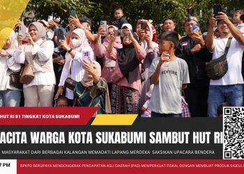 Merah Putih Memenuhi Lapang Merdeka, Warga Sukabumi Rayakan Kemerdekaan dengan Penuh Sukacita