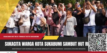 Merah Putih Memenuhi Lapang Merdeka, Warga Sukabumi Rayakan Kemerdekaan dengan Penuh Sukacita