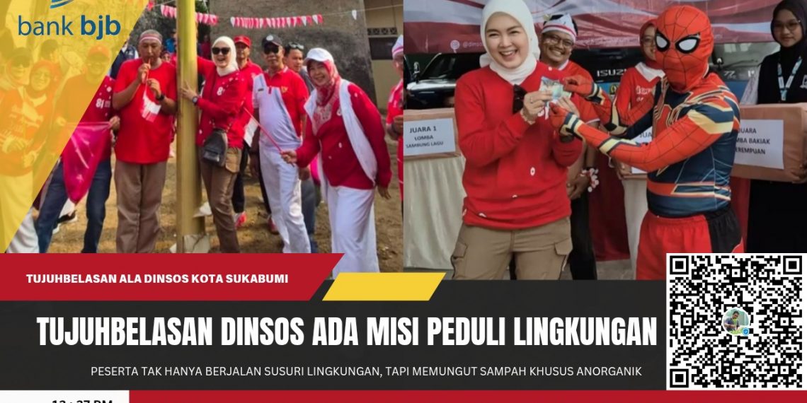 Lomba Kemerdekaan Dinsos Kota Sukabumi Tak Sekadar Seru, Ada Misi Peduli Lingkungan