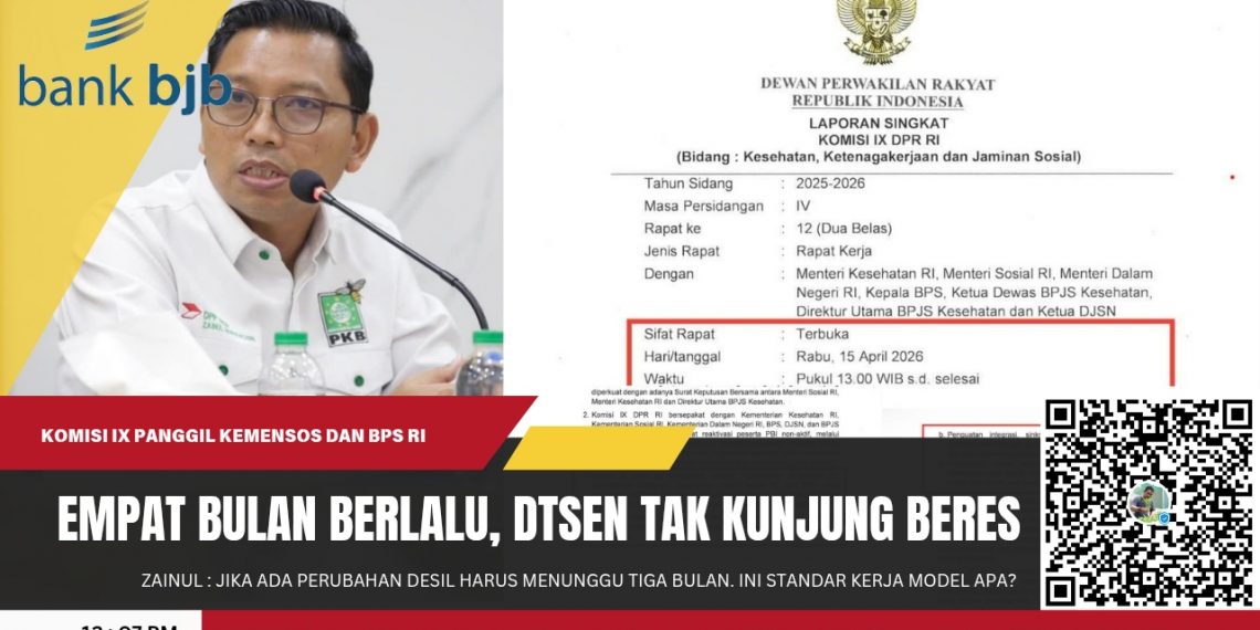 Empat Bulan Berlalu, DTSEN Tak Kunjung Beres, PBI BPJS Malah Dicabut