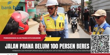 Jalan Prana Belum 100 Persen Beres, Pemkot Sukabumi Akan Bongkar Ulang Beton yang Retak