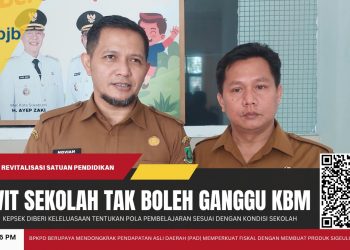 Revitalisasi Sekolah Tak Boleh Ganggu KBM, Disdik Sukabumi Beri Kepala Sekolah Kewenangan Atur Pola Belajar