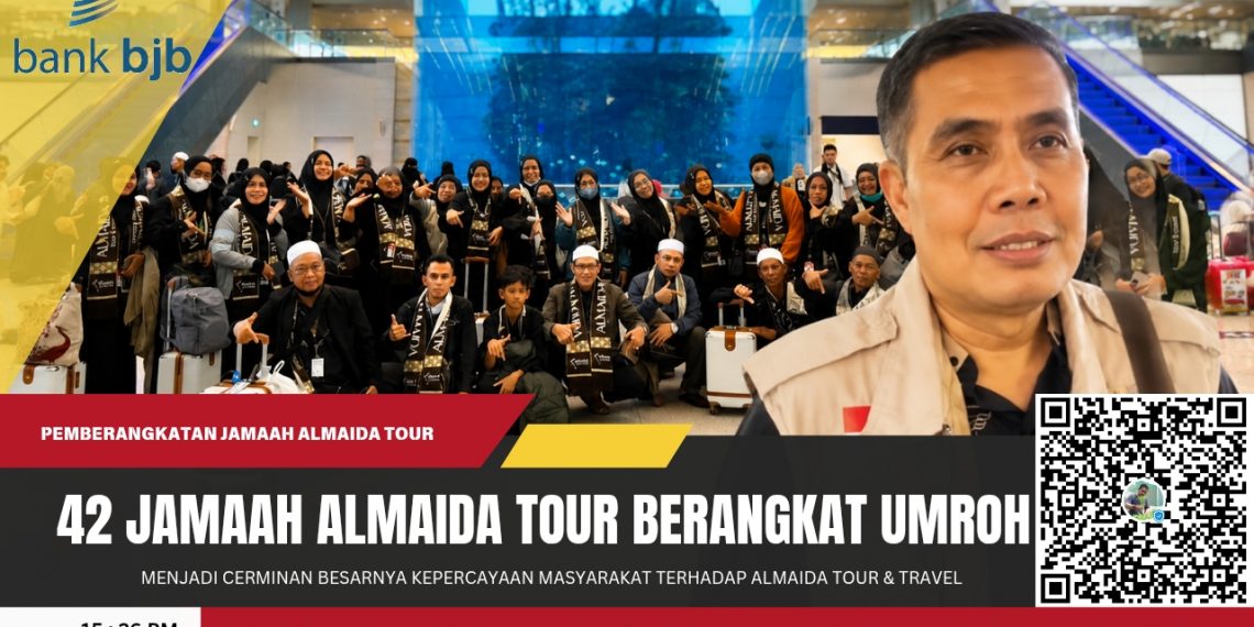 42 Jamaah Almaida Tour Berangkat ke Tanah Suci, Ikhtiar Menjemput Panggilan Allah