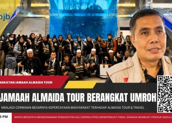 42 Jamaah Almaida Tour Berangkat ke Tanah Suci, Ikhtiar Menjemput Panggilan Allah
