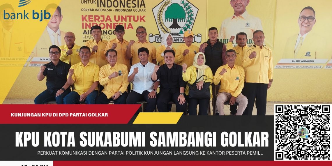 KPU Kota Sukabumi Sambangi Golkar, Pemutakhiran Data Pemilih Ditekankan Berkelanjutan