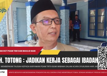 Maulid Nabi di Tengah Syukuran HUT ke-51 PDAM TBW Sukabumi, Aa Haji Totong: Layani Masyarakat, Jadikan Kerja Sebagai Ibadah