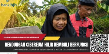 Bendungan Cibereum Hilir Kembali Berfungsi, 22 Hektare Sawah Terairi