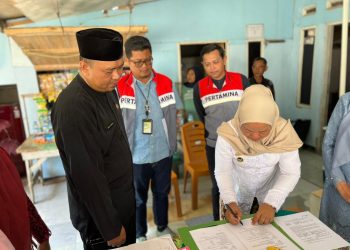 Pertamina Patra Niaga RJBB Perkuat Layanan Fasilitas Posyandu Desa Pejaten