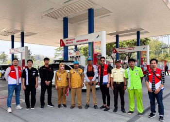Pertamina Patra Niaga RJBB Bersama UPTD Metrologi Lakukan Uji Tera SPBU 34.461.36 Tasikmalaya