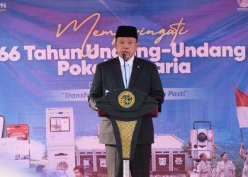 66 Tahun Peringatan UUPA, Kementerian ATR/BPN Akselerasi Sejumlah Program Strategis di Bidang Pertanahan dan Tata Ruang