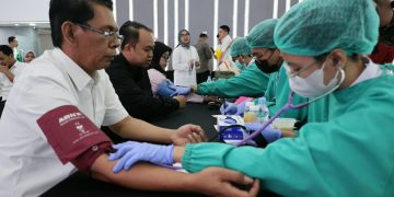 Gelar Aksi Peduli Sesama, Kementerian ATR/BPN Selenggarakan HANTARU Peduli Lewat Donor Darah