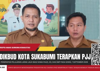 Debu Erupsi Gunung Anak Krakatau Ganggu Udara, Disdikbud Sukabumi Terapkan PJJ