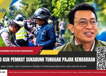 1.000 ASN Pemkot Sukabumi Tunggak Pajak Kendaraan, Nilainya Tembus Rp1 Miliar
