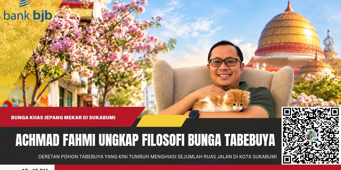 Tabebuya Bermekaran, Achmad Fahmi Ungkap Filosofi di Balik Penataan Kota Sukabumi