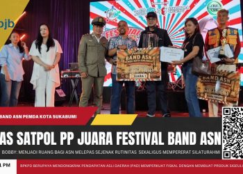 Dinas Satpol PP Juara, Band ASN Kota Sukabumi Bikin Panggung Makin Seru