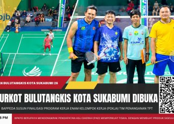 Total Hadiah Rp100 Juta, Kejurkot Bulutangkis Sukabumi 2026 Resmi Digelar