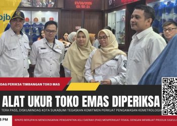 Timbangan Toko Emas Diperiksa, Diskumindag Sukabumi Pastikan Tak Ada Permainan Ukuran