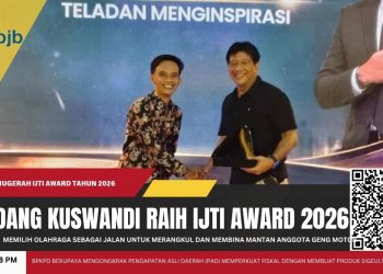 Dari Geng Motor ke Arena Juara, Dadang Kuswandi Raih IJTI Award 2026