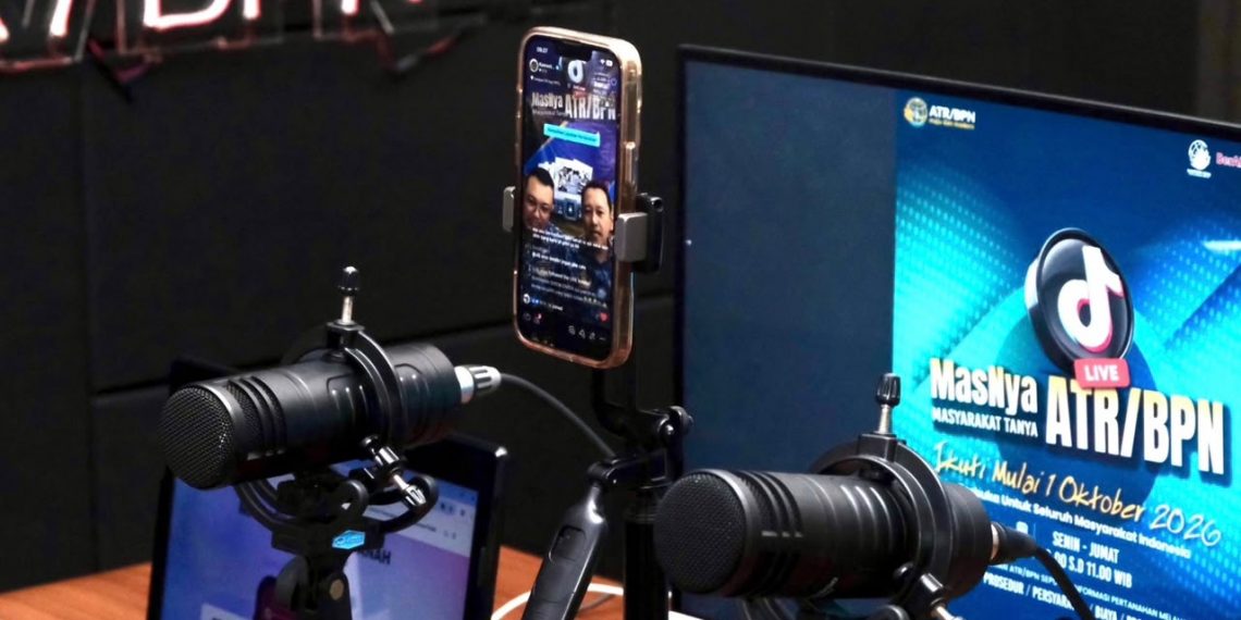 MasNya ATR/BPN Diluncurkan, Masyarakat Bisa Tanya Soal Layanan Pertanahan Lewat Live TikTok