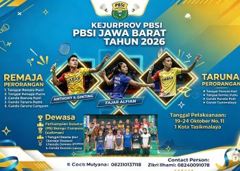 Optimistis! 16 Atlet Bulutangkis Sukabumi Bidik Tiket Kejurnas, Siap Ukir Prestasi di Kejurprov Jabar 2026