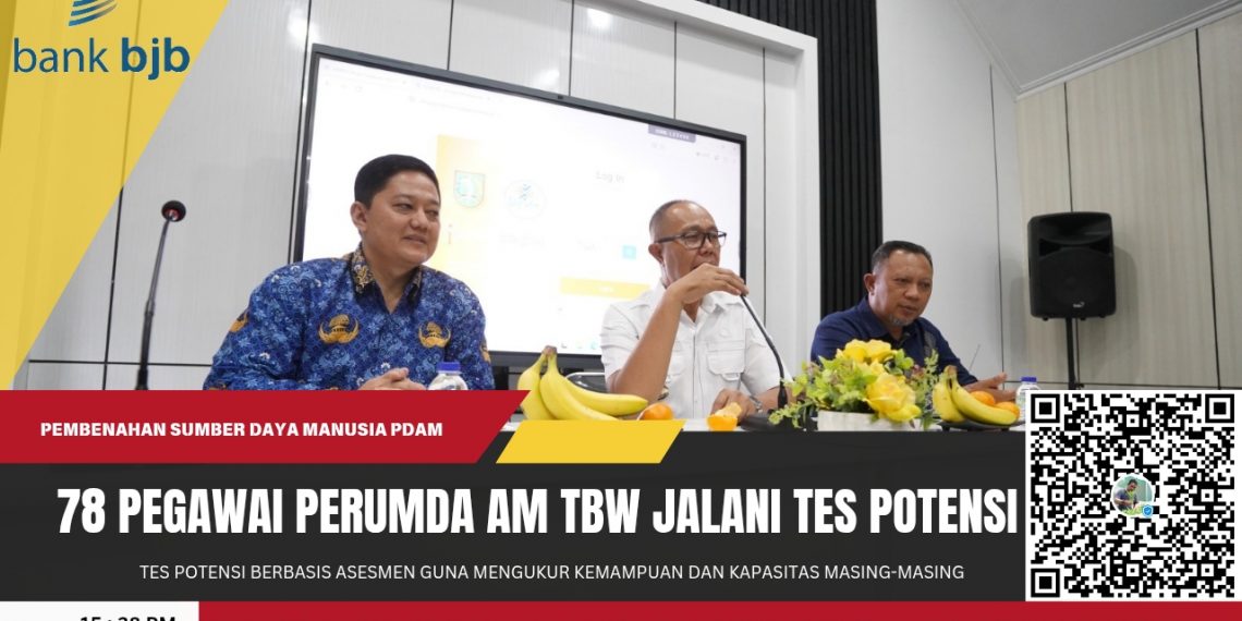 78 Pegawai Perumda AM TBW Jalani Tes Potensi, Pemetaan SDM Mulai Digeber