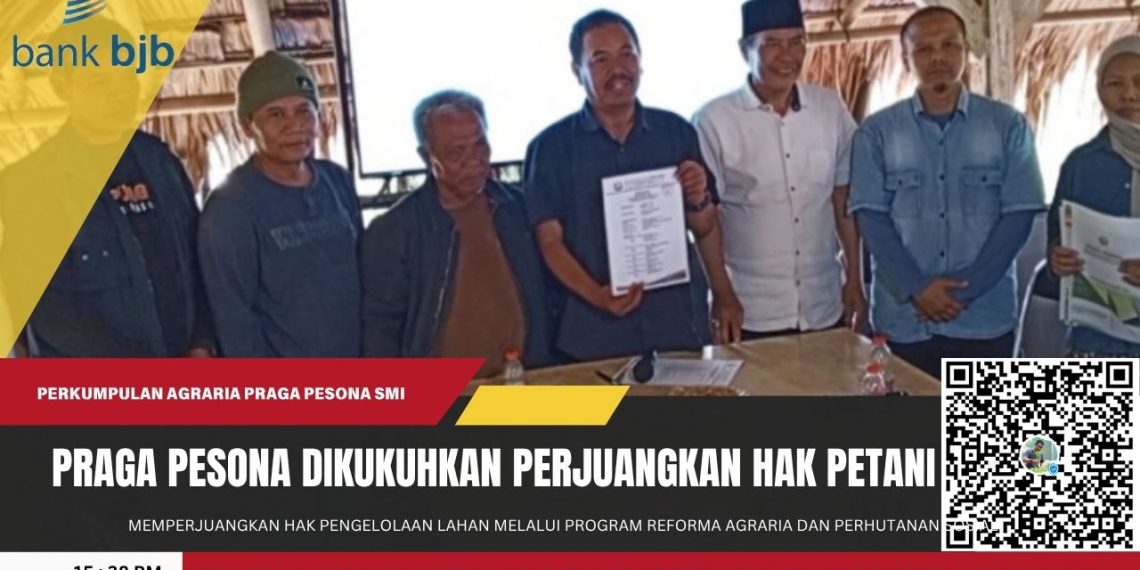Praga Pesona Dikukuhkan, Perjuangkan Hak Kelola Petani dan Reforma Agraria