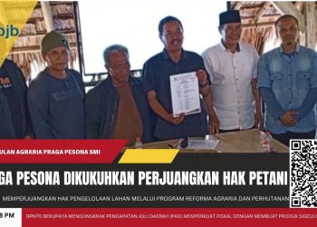 Praga Pesona Dikukuhkan, Perjuangkan Hak Kelola Petani dan Reforma Agraria
