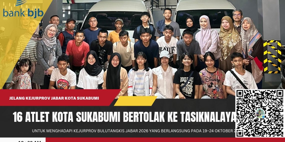 16 Atlet Bulutangkis Terbaik Sukabumi Bertolak ke Kejurprov Jabar 2026, Tiket Kejurnas Jadi Target!